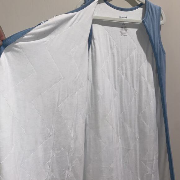 KYTE BABY Sleep Bag Sack 1.0 Tog Blue Large 18-36 Bamboo Zip Insulated Swaddle - Picture 5 of 6